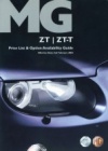 MG ZT/ZTT Preisliste 2004 UK